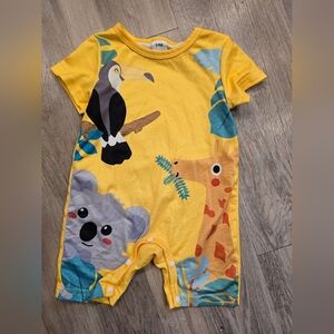 Animal Print Romper‎